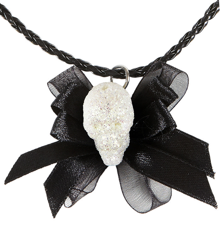 Glitter Kranie Halskæde | Vampyr Halskæder - Smykker - Temashop