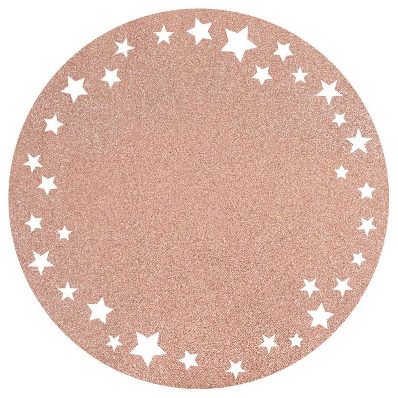 Glitter Premium Dækkeservietter Rosa