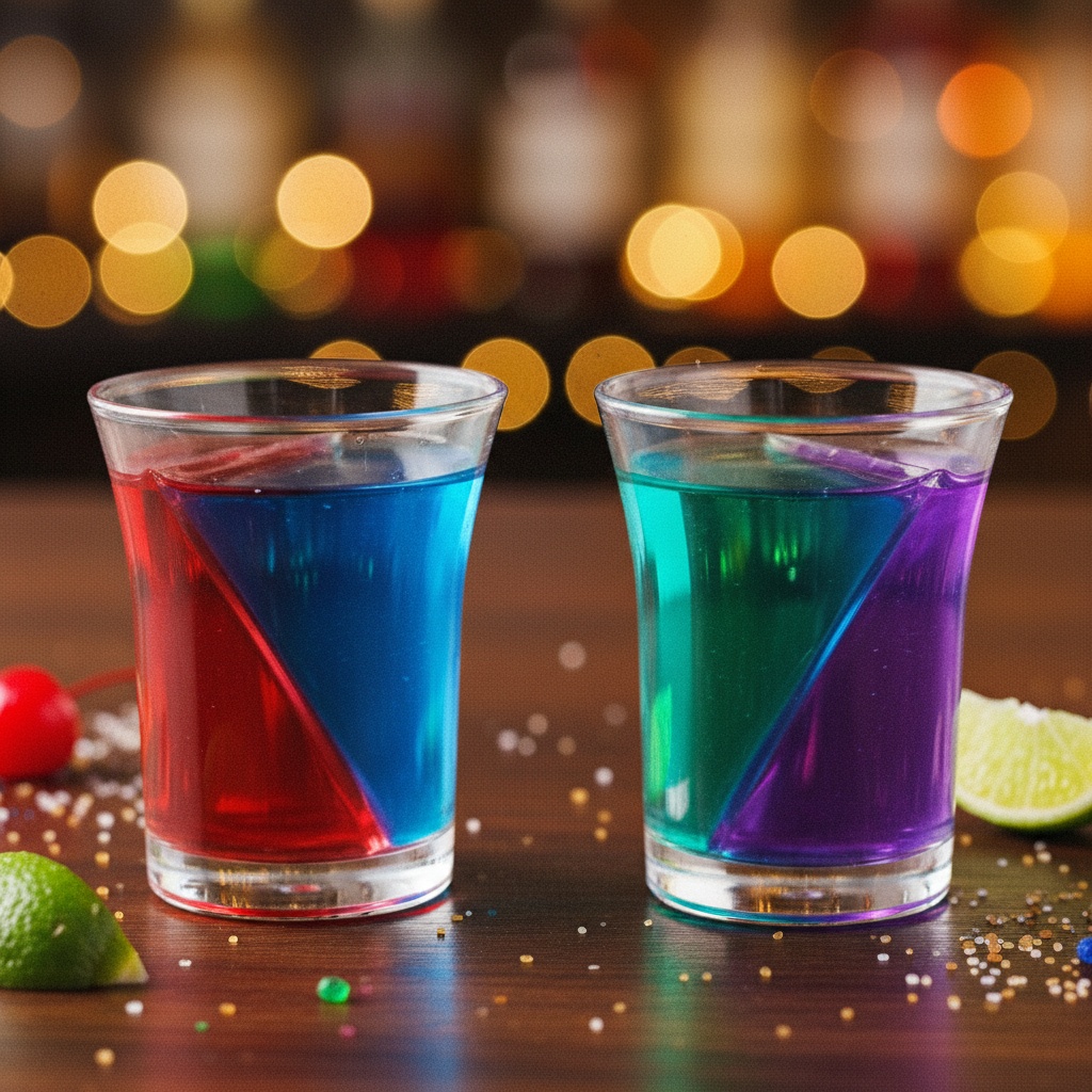 Split Twist Shotglas 5 stk (60 ml) | Drinks Drinksglas - Temashop