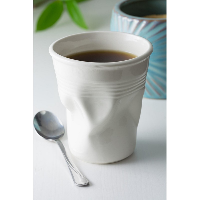 Krøllet Krus Hvid (290 ml) | Sjovt diverse Krus - Temashop
