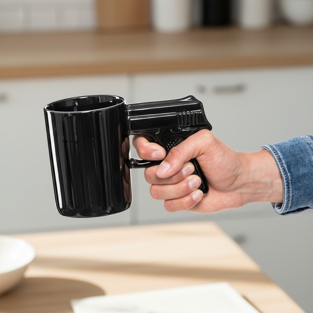 Pistol Krus (500 ml) | 20'erne Gangster Krus - Temashop