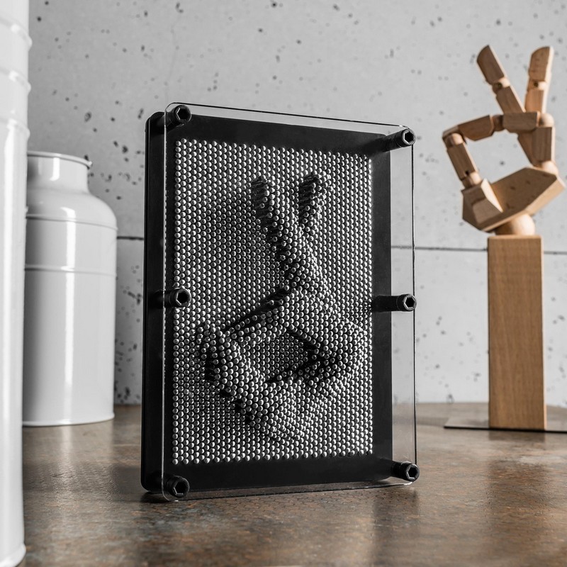 Pin Art 3D Tavle (20,2 x 15,2 x 4,9 cm) | Sjovt diverse Sjove Kontorartikler - Temashop