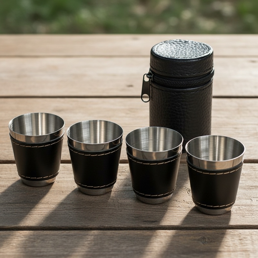 Shotglas Rejsekit Rustfrit Stål (25 ml) | Drinks Drinksglas - Temashop