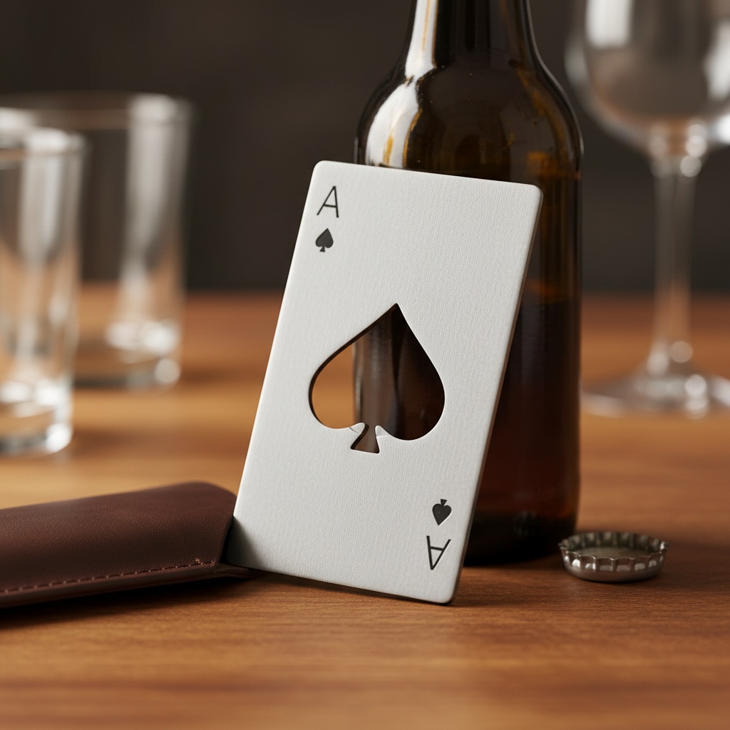 Kortformet Es Øloplukker | Casino Drinkstilbehør - Temashop