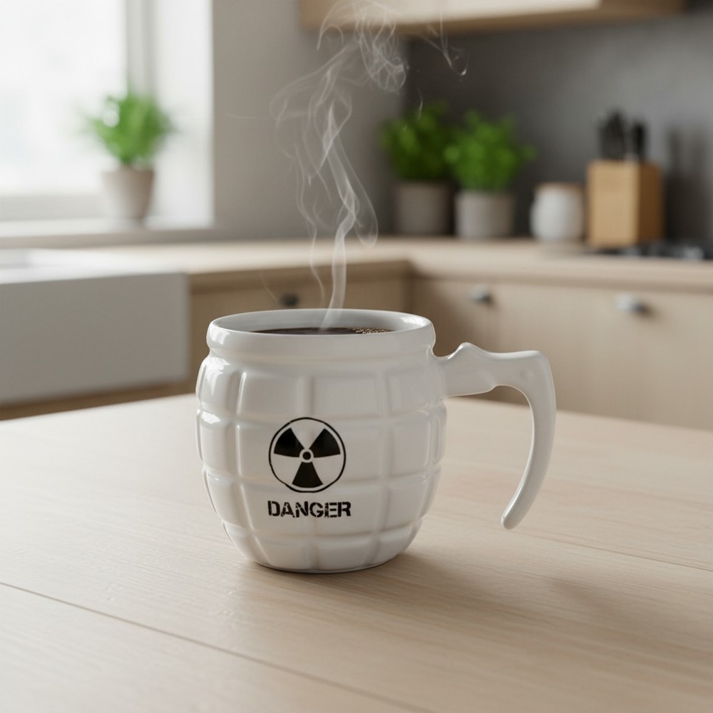 Granat Danger Krus (460 ml) | Militær Krus - Temashop