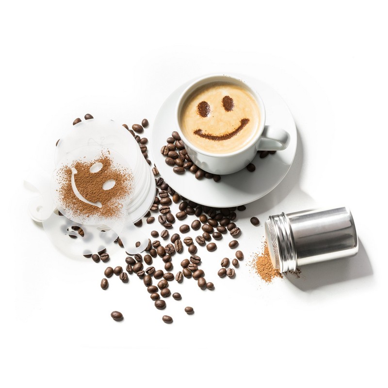 Kaffe Dekorationssæt (8,5 x 13,1 cm) | Drinks Mad, Drikke & Køkken Udstyr - Temashop