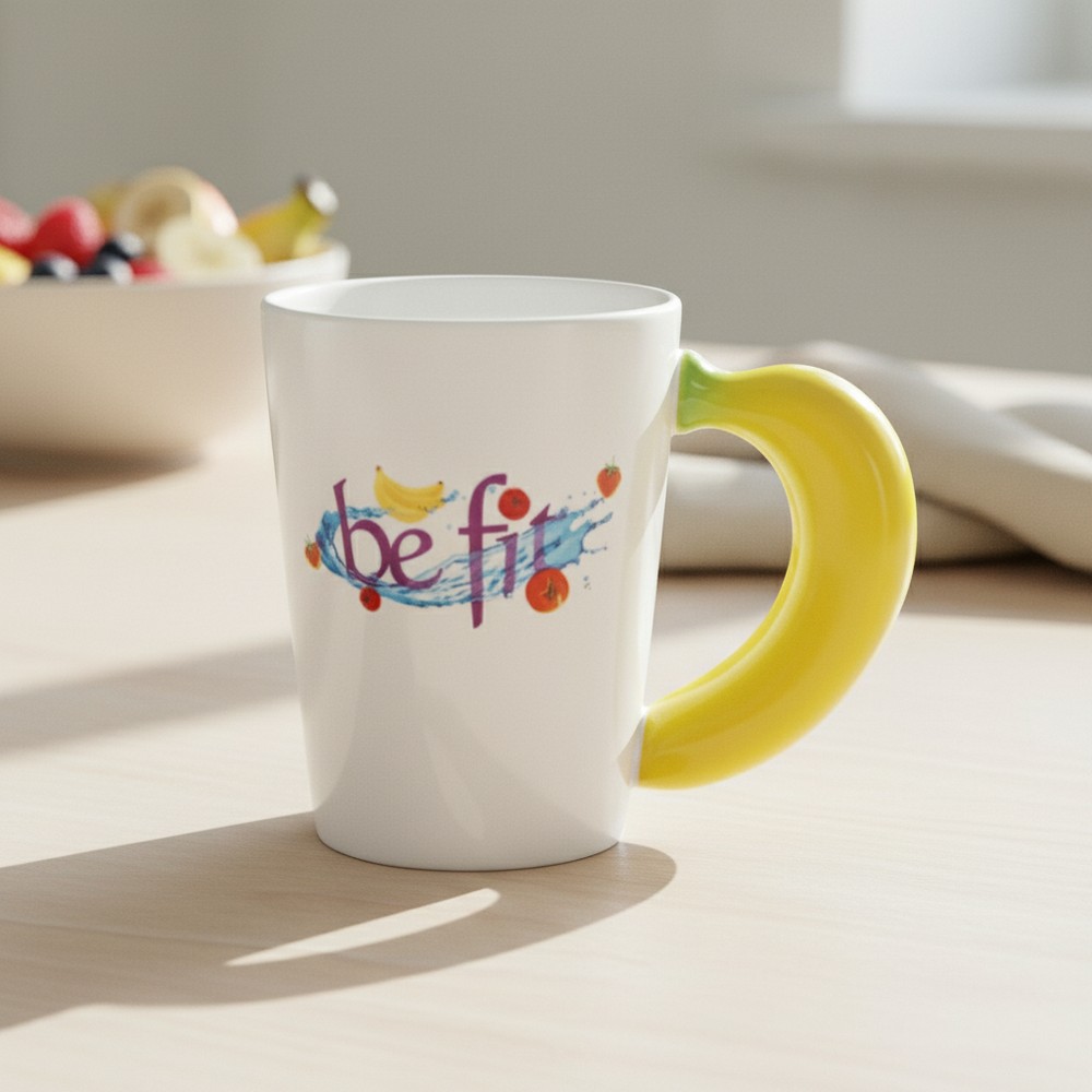 Be Fit Banan Krus (230 ml) | Frugt Krus - Temashop