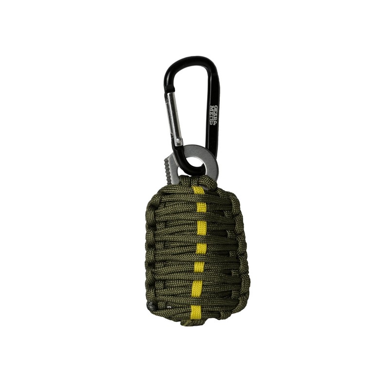 Paracord Overlevelsesgranat Grøn (3,5 m & 17,5 x 18 cm) | Survival Praktisk Til Hjemmet - Temashop