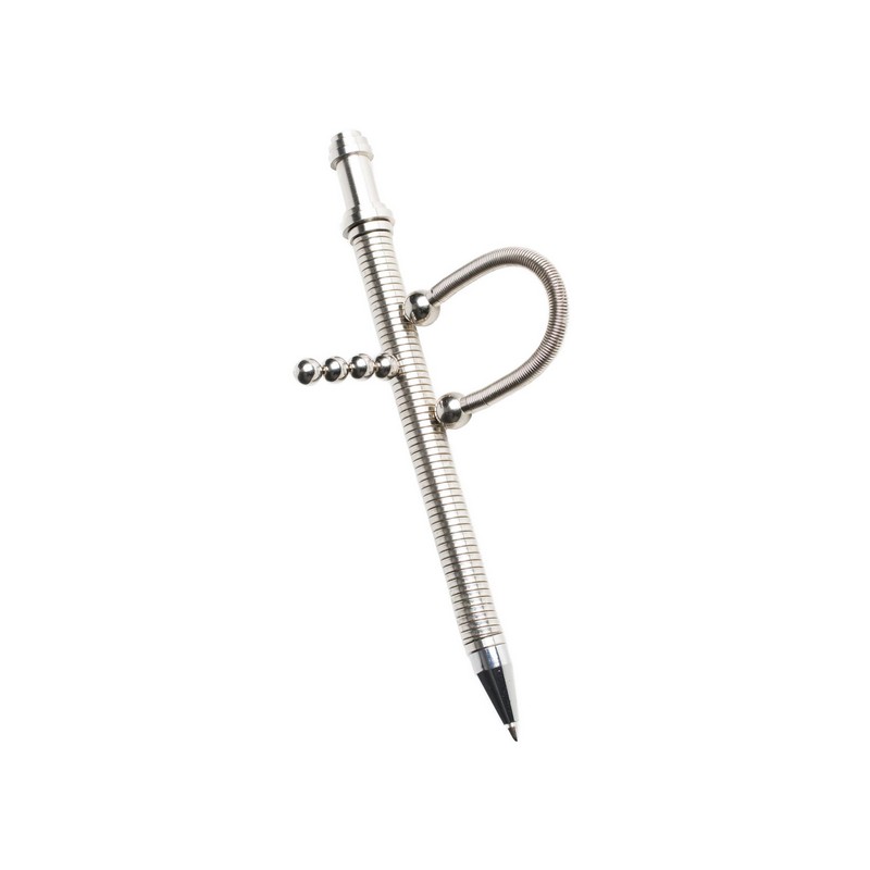 Fidget Kuglepen Sølv - Temashop