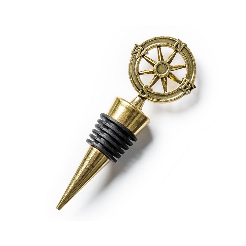 Retro Kompas Vinprop Guld | Maritimt Vintilbehør - Temashop