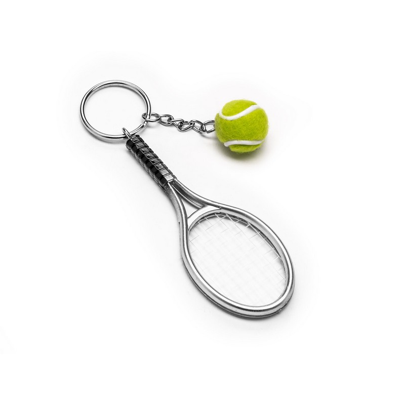 Tennis Ketcher Nøglering (10 x 4 x 0,4 cm) | Tennis Nøgleringe - Temashop