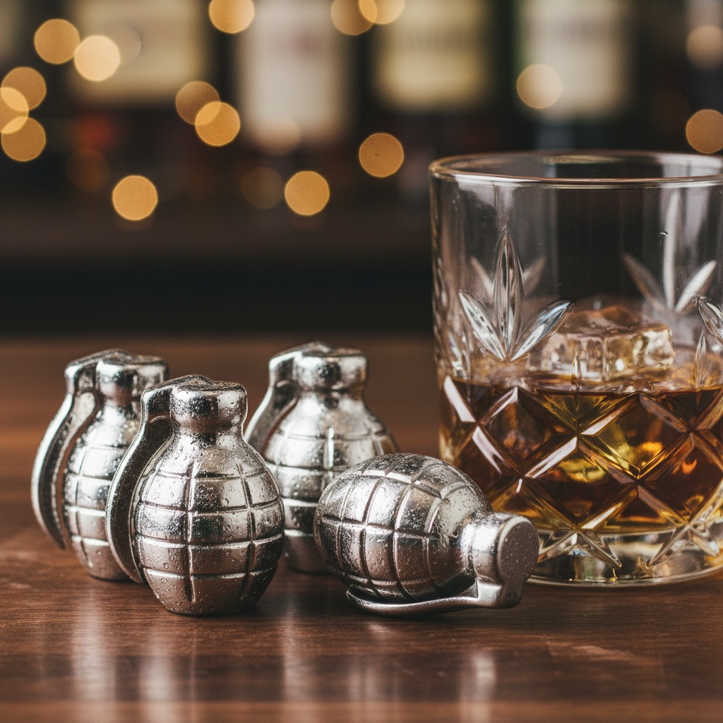 Whisky Isgranater Sølv | Drinks Drinkstilbehør - Temashop