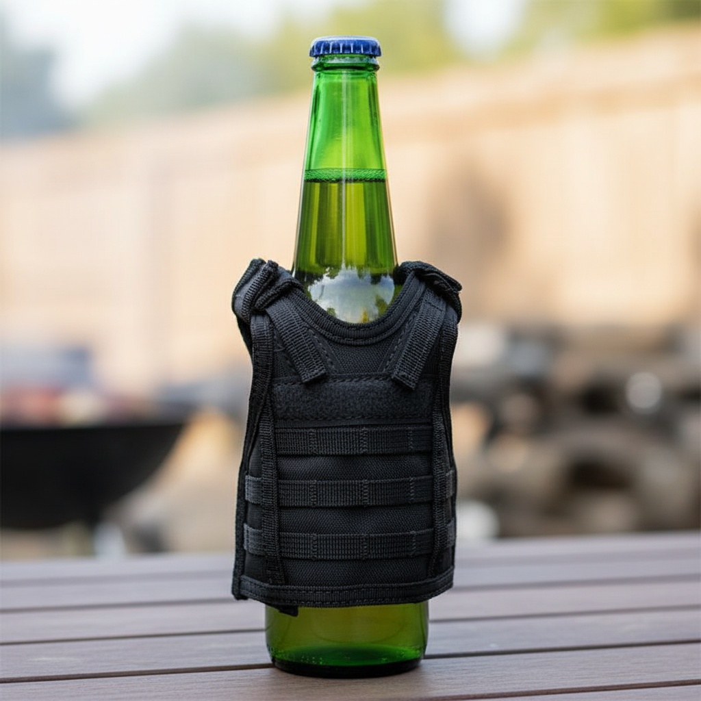Taktisk Vest Til Flaske Sort | Militær Drinkstilbehør - Temashop
