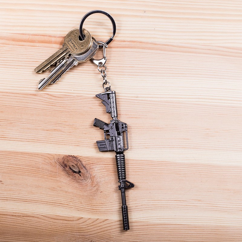M4 Riffel Nøglering (11,5 cm) | Militær Nøgleringe - Temashop