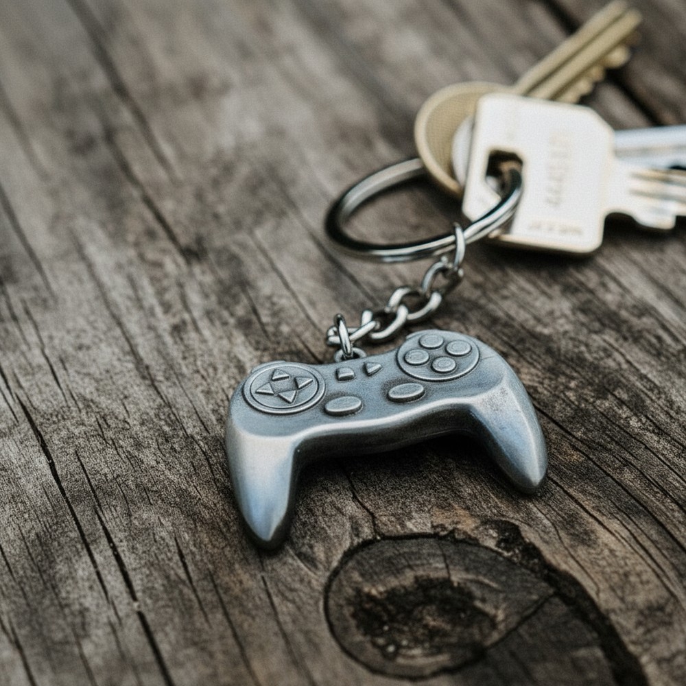 Controller Nøglering (9 cm) | Computerspil Nøgleringe - Temashop
