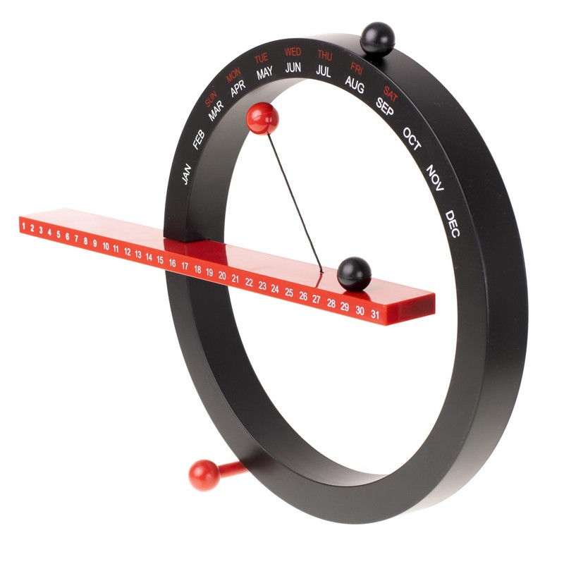 Magnetisk Evighedskalender Sort - Temashop