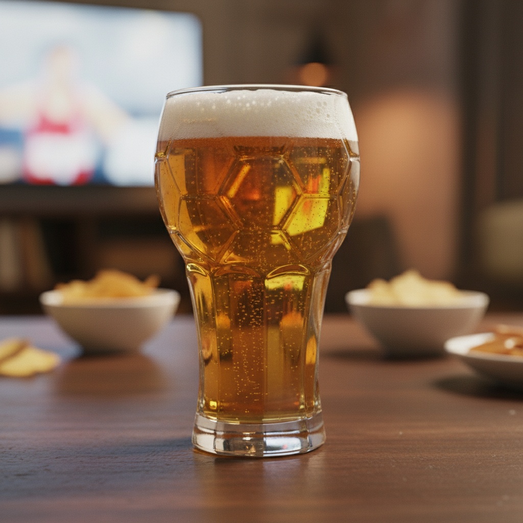 Fodboldformet Ølglas