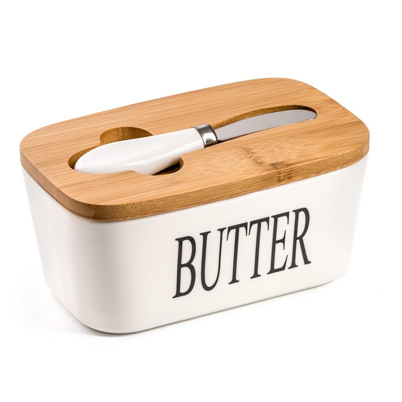 Smørskål Med Kniv - Temashop