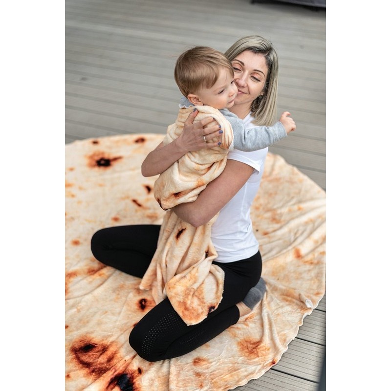 Tortilla Tæppe (Ø 180 cm) | Mad Tæpper - Temashop