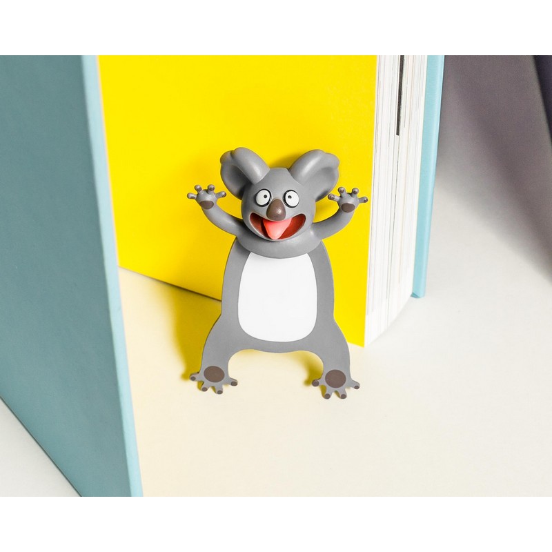 Koala 3D Bogmærke (9,7 x 4,8 x 2,5 cm) | Koala Sjove Kontorartikler - Temashop