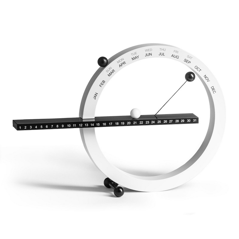 Magnetisk Evighedskalender Hvid - Temashop