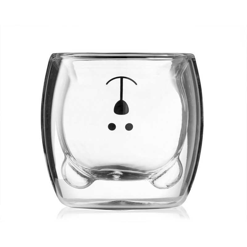 Bamsebjørn Dobbeltvægget Termoglas (220 ml) | Bjørn Glas - Temashop