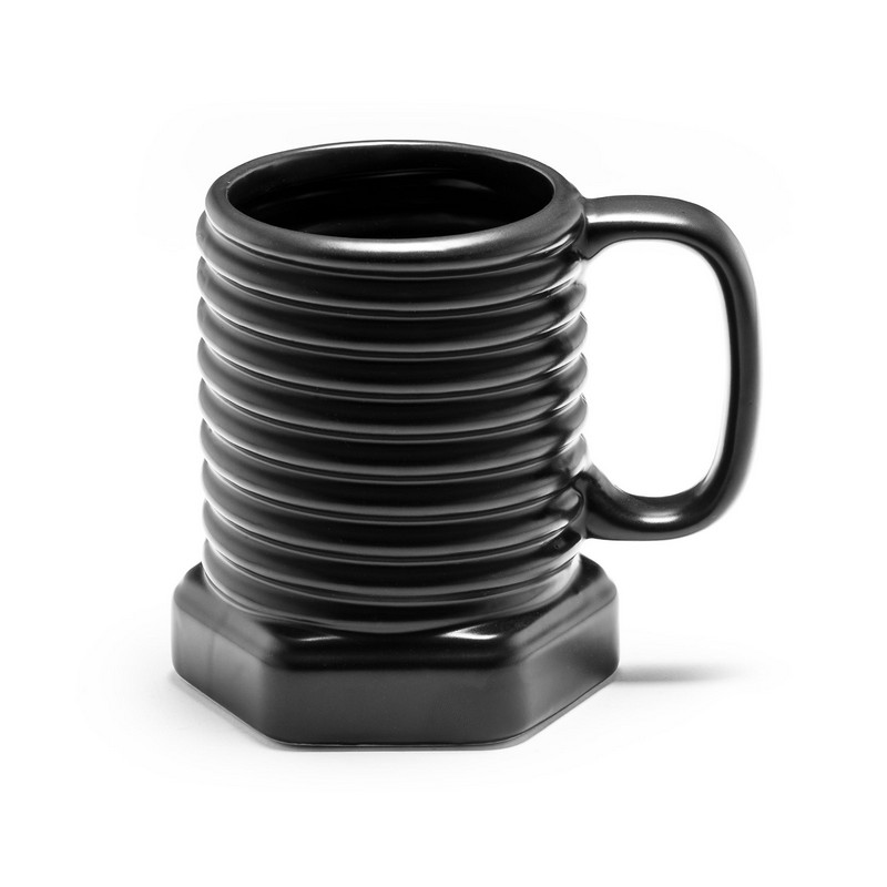 Skrueformet Krus Sort (360 ml) | Sjovt diverse Krus - Temashop