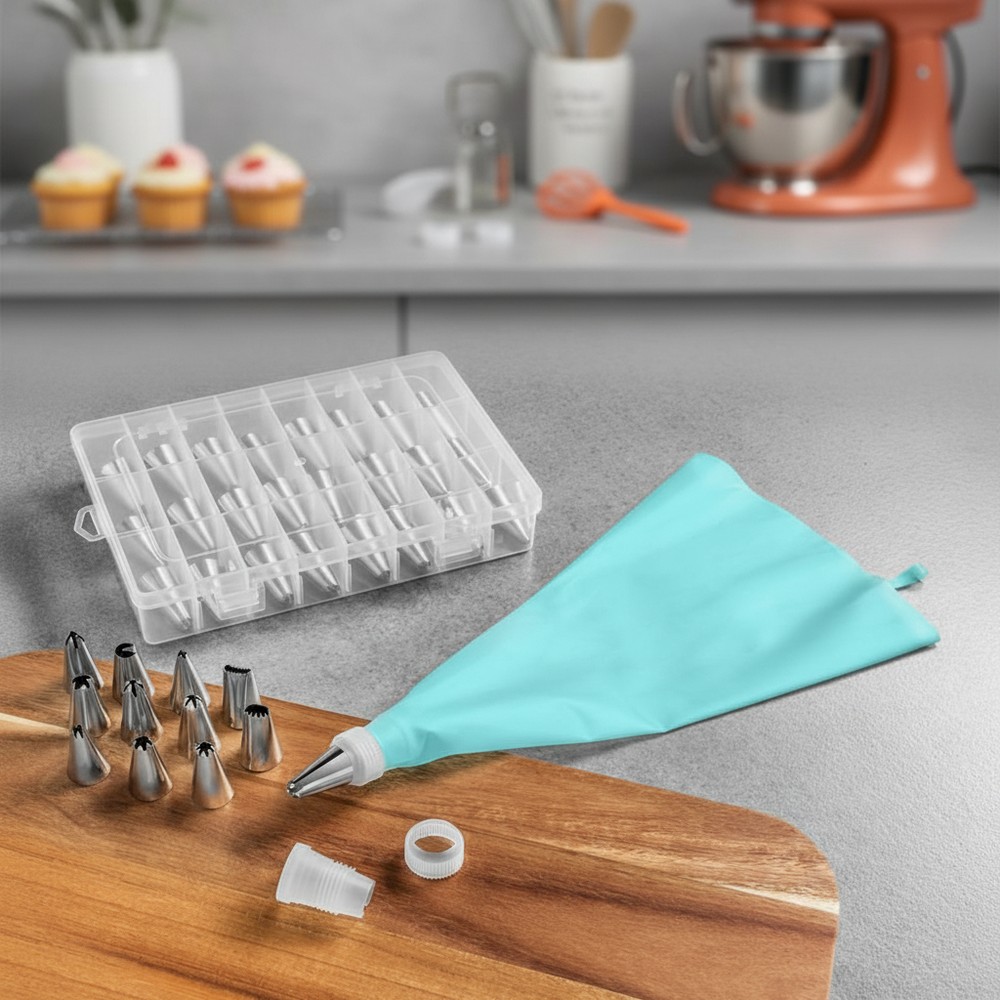 Kagekunst Sprøjtekit 36 Dele