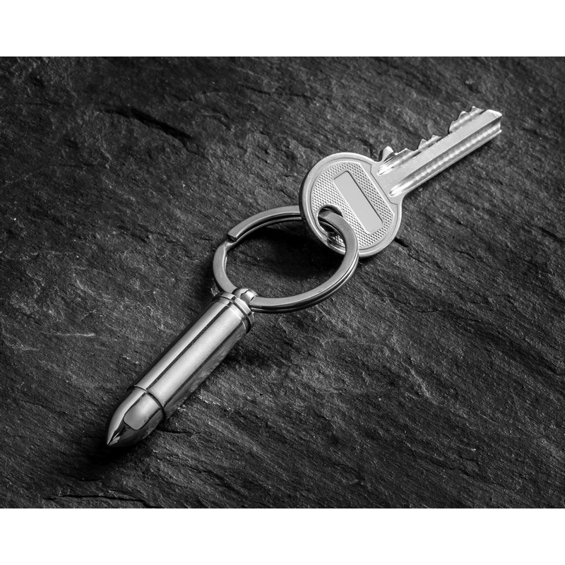 Patron Nøglering (4 x 0,9 cm) | Militær Nøgleringe - Temashop