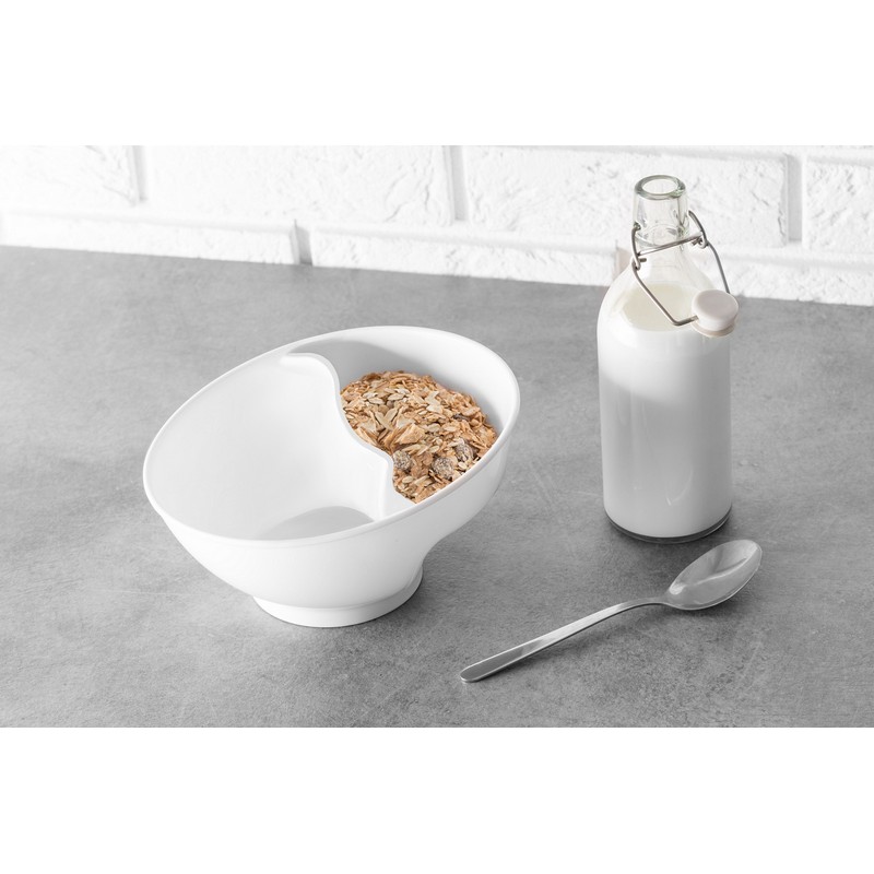 2-i-1 Crunchy Morgenmad Skål (22 x 20,5 x 10,5 cm) | Mad Mad, Drikke & Køkken Udstyr - Temashop