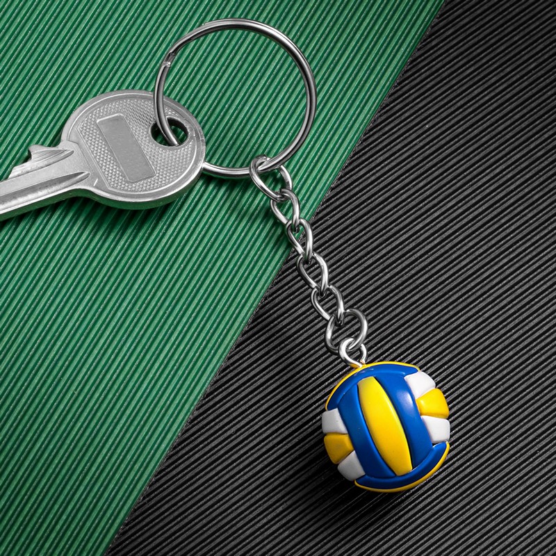 Volleyball Nøglering (2 cm x 7,5 cm) | OL Nøgleringe - Temashop