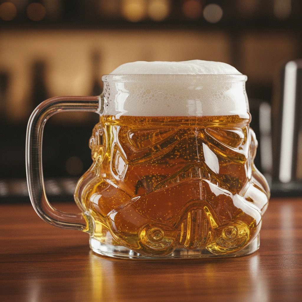 Star Wars Stormtrooper Ølkrus (600 ml) | Star Wars Drinksglas - Temashop