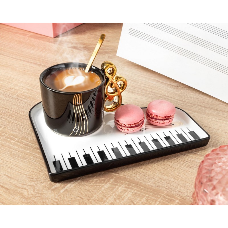 Musik Krus Med Klaver Underkop