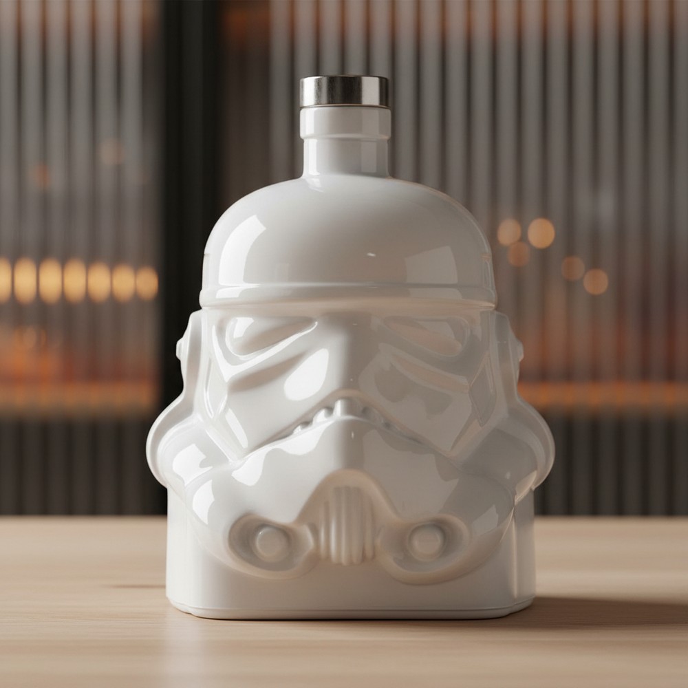 Star Wars Stormtrooper Dekanter 750 ml Hvid (17 x 13 cm) | Star Wars Karafler - Temashop