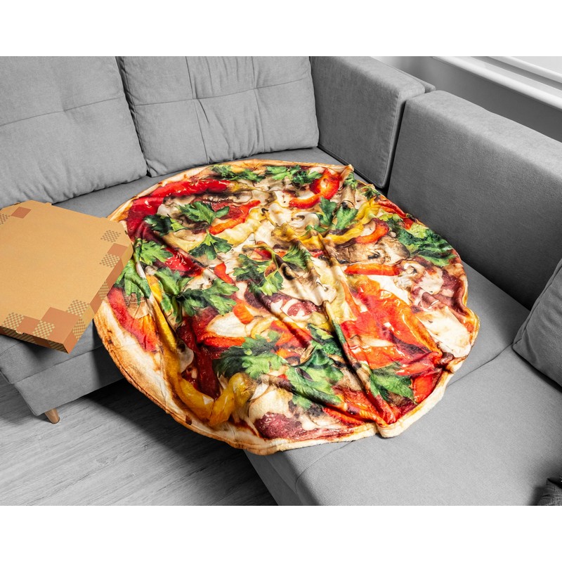 Pizza Tæppe (Ø 120 cm) | Mad Tæpper - Temashop