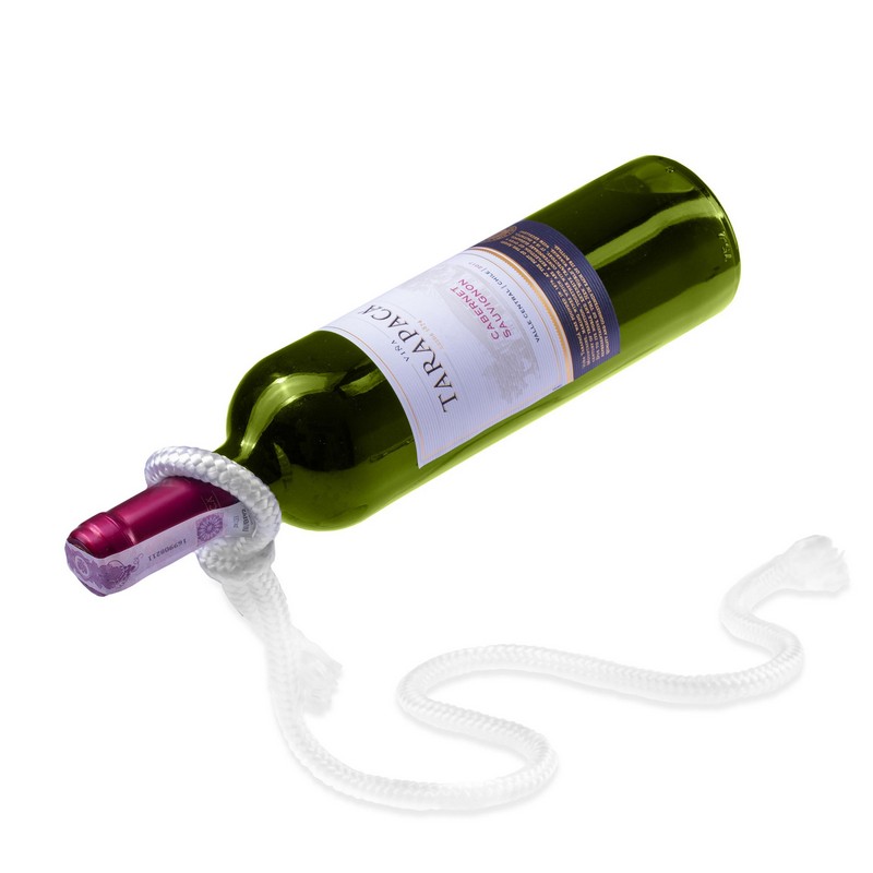 Svævende Reb Vinholder Hvid | Drinks Vintilbehør - Temashop