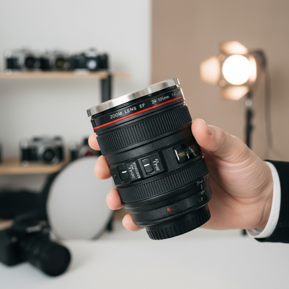 Kameralinse Krus (340 ml) | Sjovt diverse Krus - Temashop
