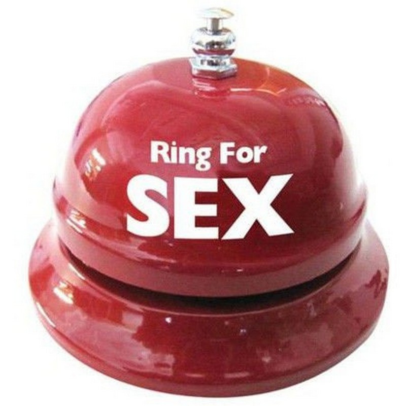 Ring For SEX Receptionsklokke (8,5 x 5,5 cm) | Uartig Sex & Lyst - Temashop