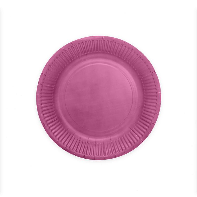 Frokosttallerkener Lilla - 8 stk (18 cm) | Lilla tema Tallerkner - Temashop