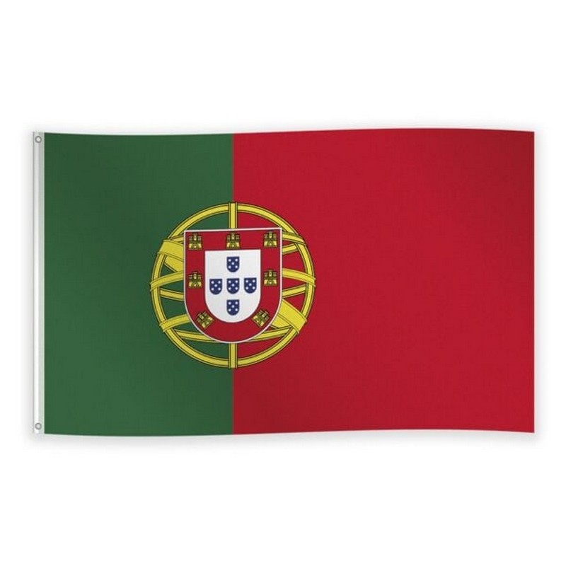 Portugal Flag - 1 stk (150 x 90 cm) | Portugal Flag - Temashop