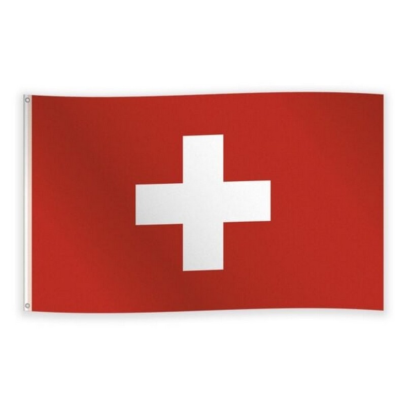 Schweiz Flag - 1 stk (150 x 90 cm) | Schweiz Flag - Temashop