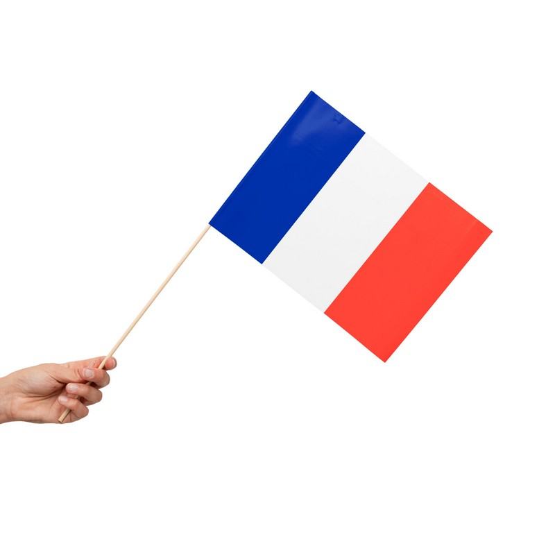 Frankrig Flag På Pinde