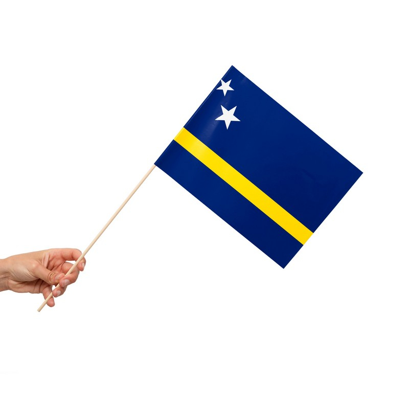 Curaçao Flag På Pinde