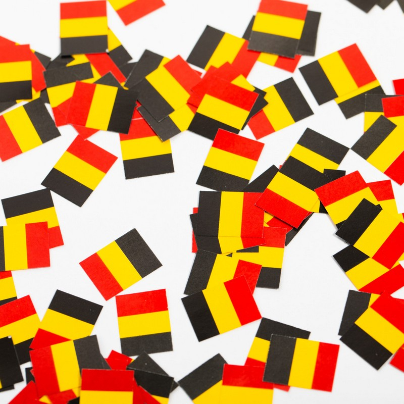 Belgien Flag Konfetti