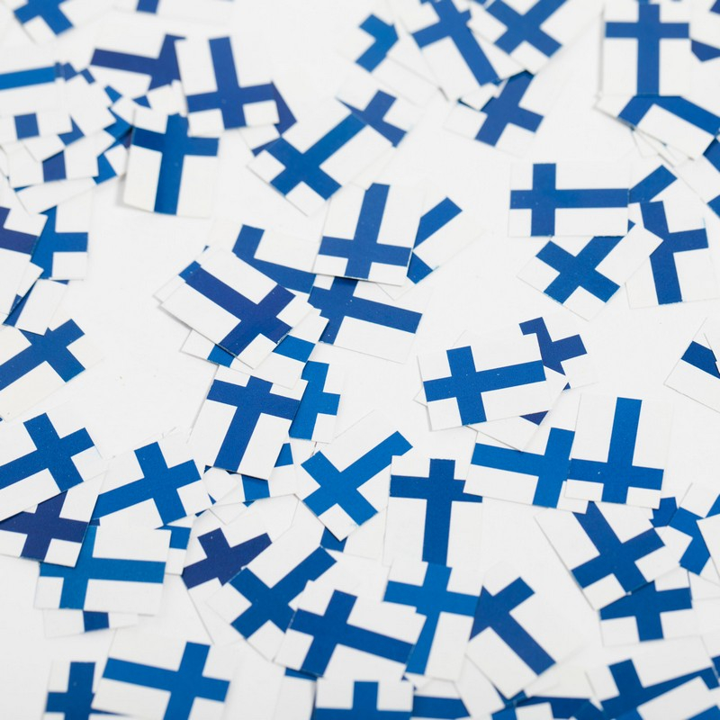 Finland Flag Konfetti