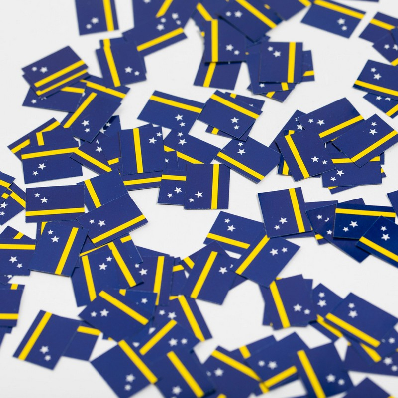 Curaçao Flag Konfetti