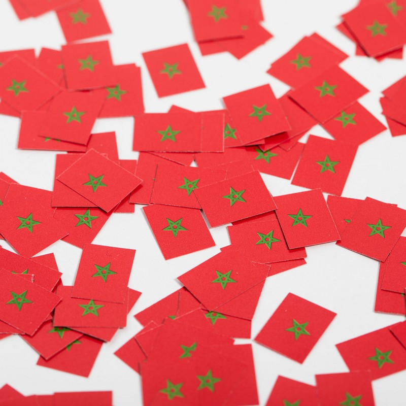 Marokko Flag Konfetti