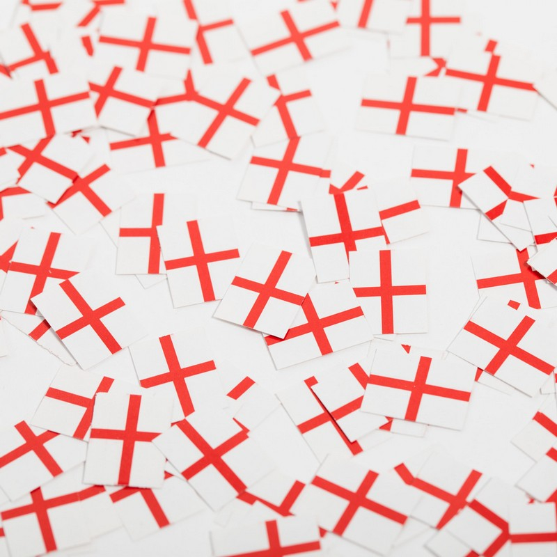 England Flag Konfetti