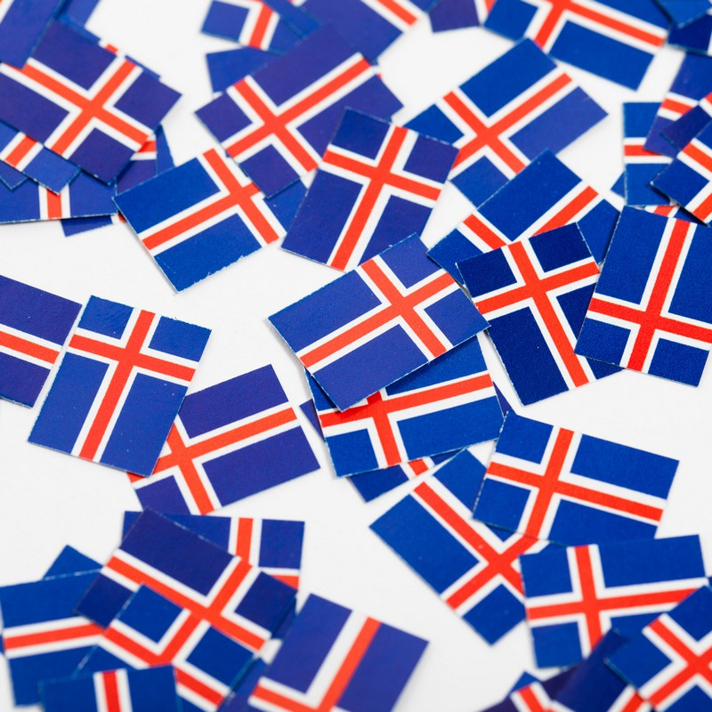 Island Flag Konfetti