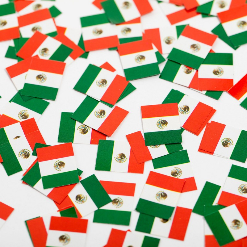 Mexico Flag Konfetti